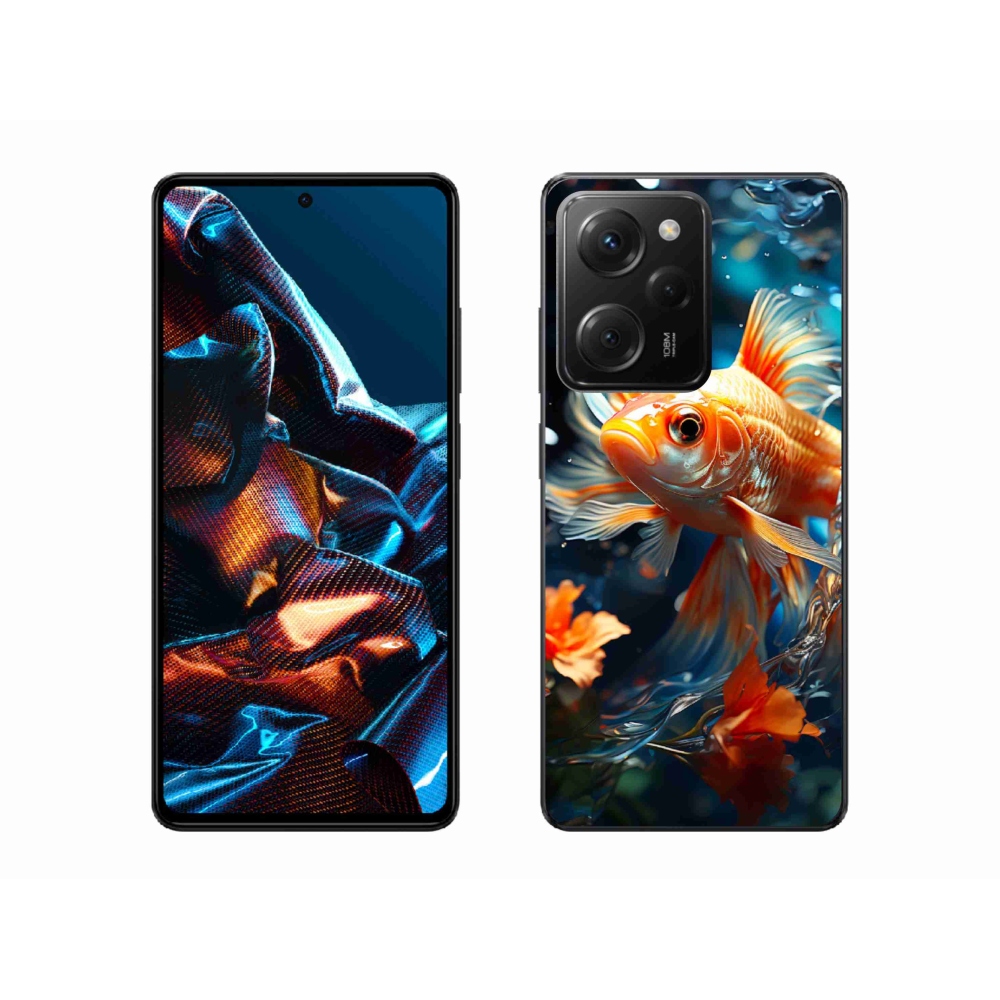 Gél borítás mmCase a Xiaomi Poco X5 Pro 5G számára - hal