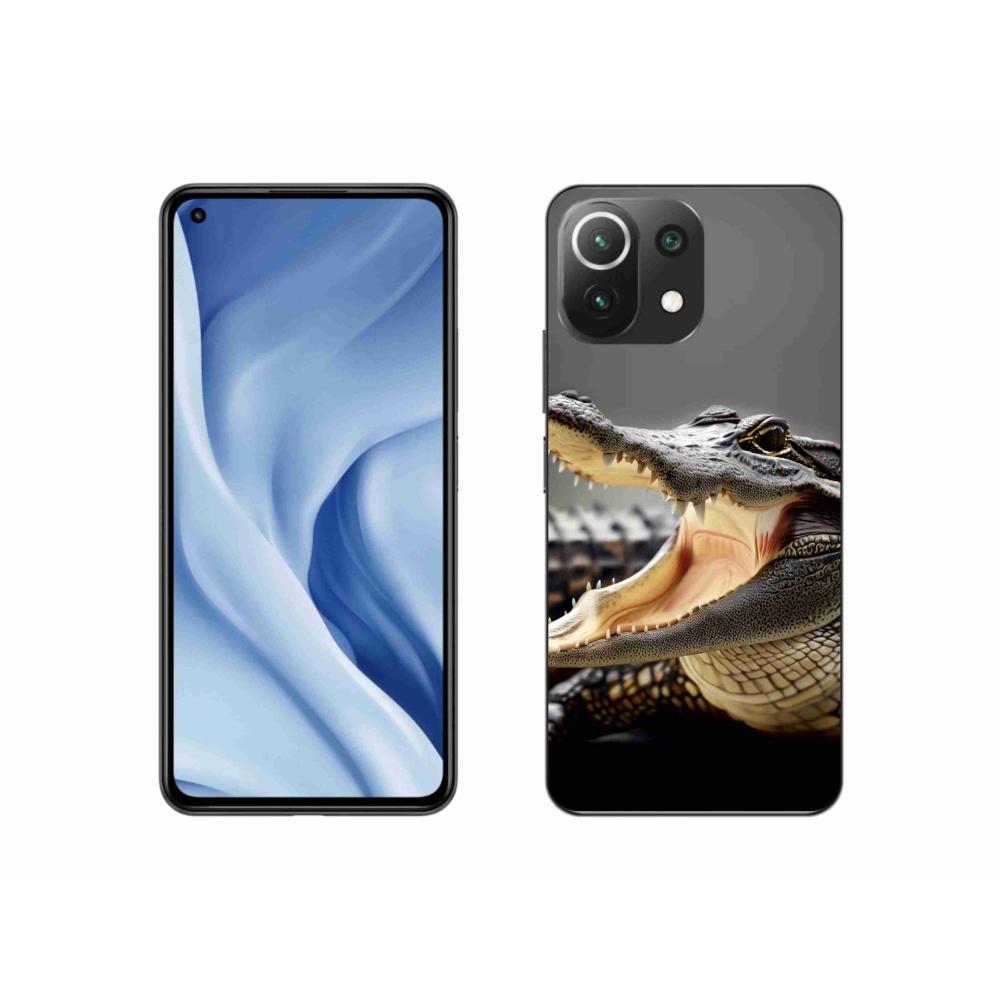 Gél borítás mmCase a Xiaomi Mi 11 Lite 4G/5G-hez - krokodil