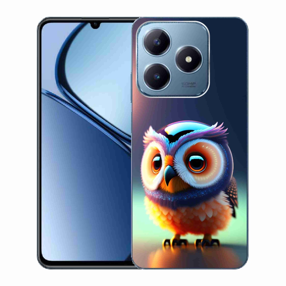 Zselés borítás mmCase a Realme C63 készülékhez - bagoly