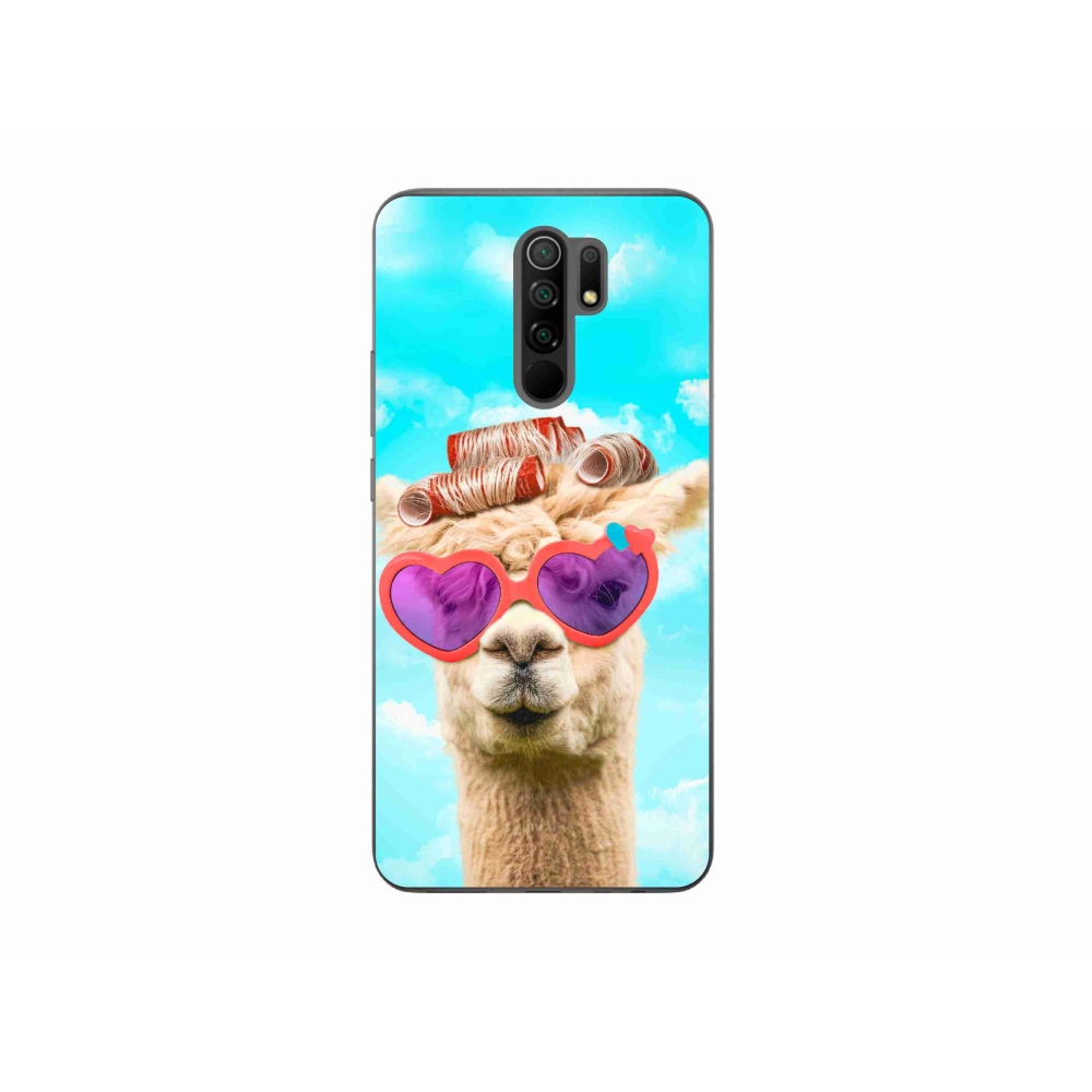 Gél borítás mmCase a Xiaomi Redmi 9-hez - szemüveges láma