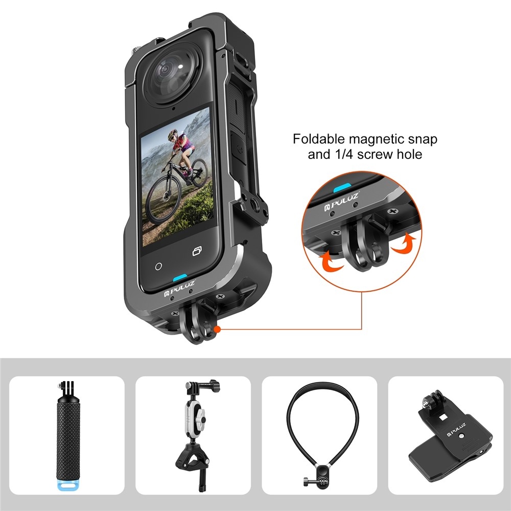 PULUZ védőkeret objektívsapkával Insta360 X4-hez