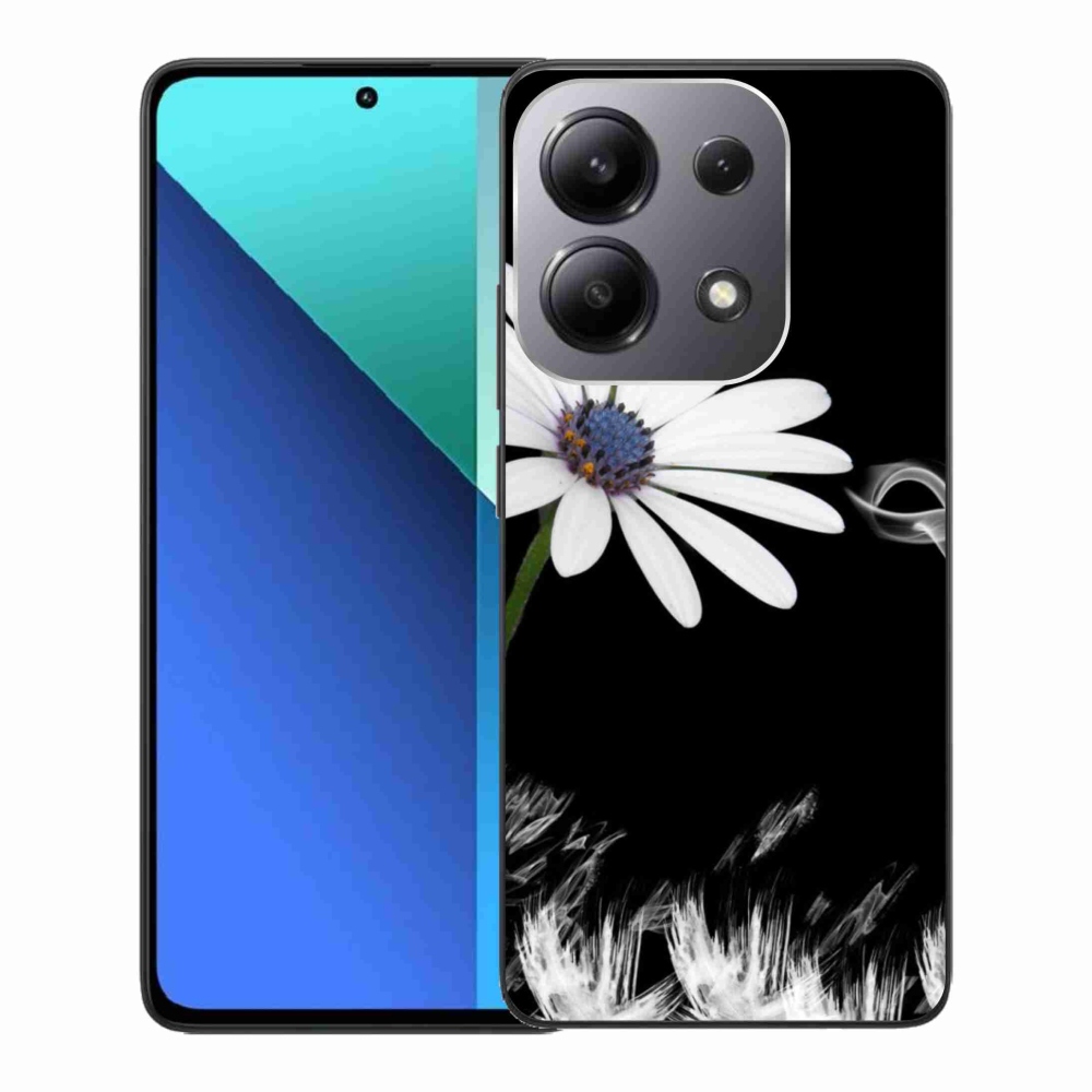 Gél borítás mmCase a Xiaomi Redmi Note 13-hoz - fehér virág