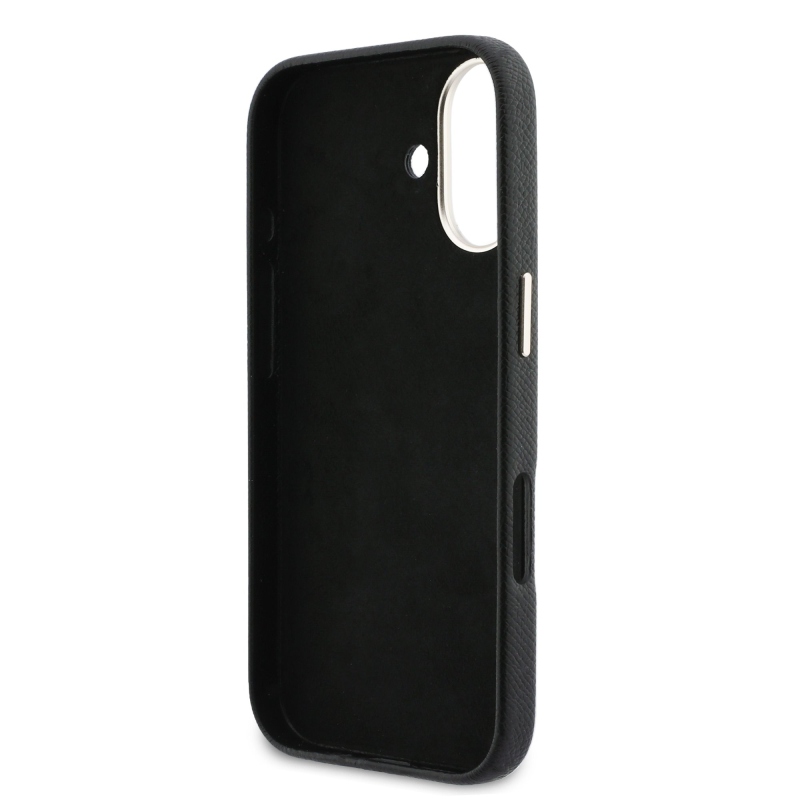 Guess PU gyanta logó hátlap iPhone 17 fekete