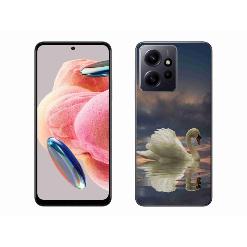 Gél borítás mmCase a Xiaomi Redmi Note 12 4G-hez - hattyú