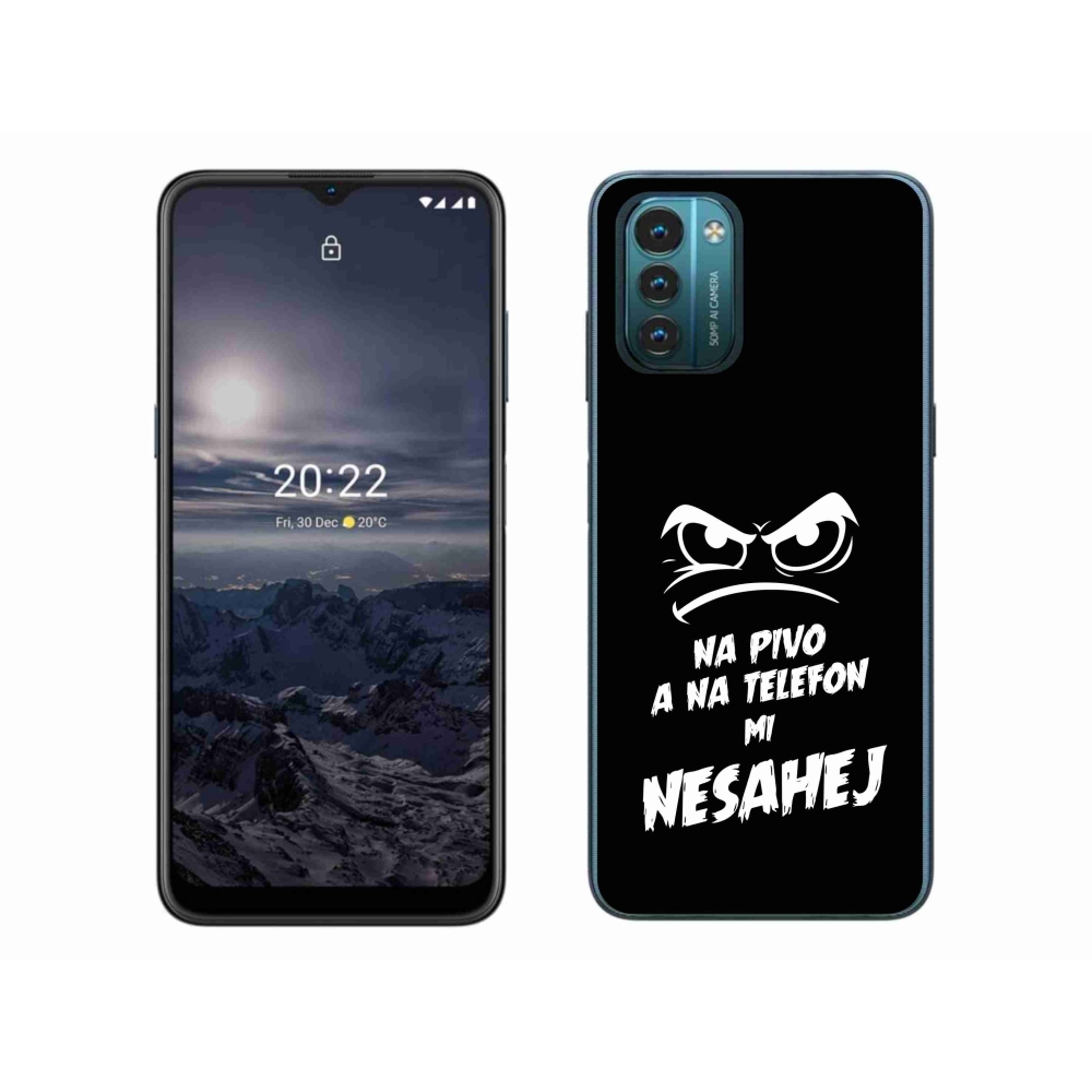 Zselés borítás mmCase a Nokia G11/G21 készülékhez - sör motívum 2 fekete háttérrel