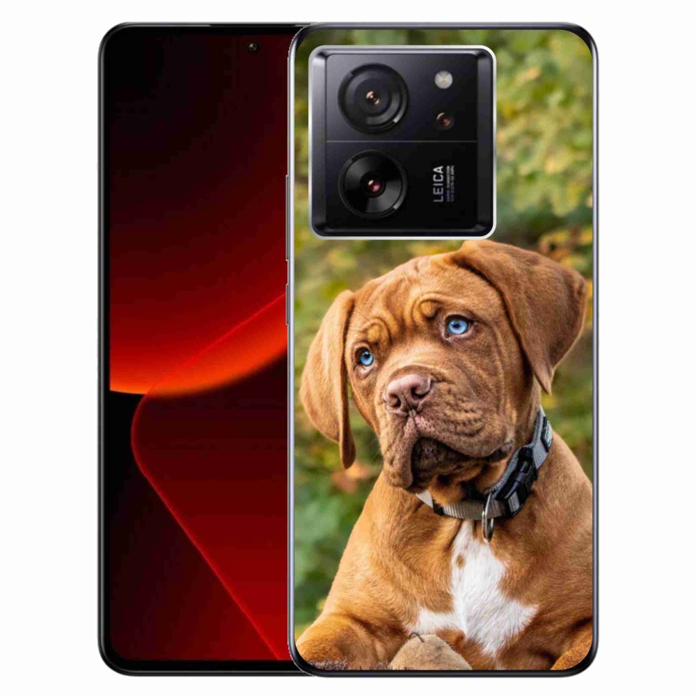 Gél borítás mmCase a Xiaomi 13T/13T Pro számára - kölyökkutyakék