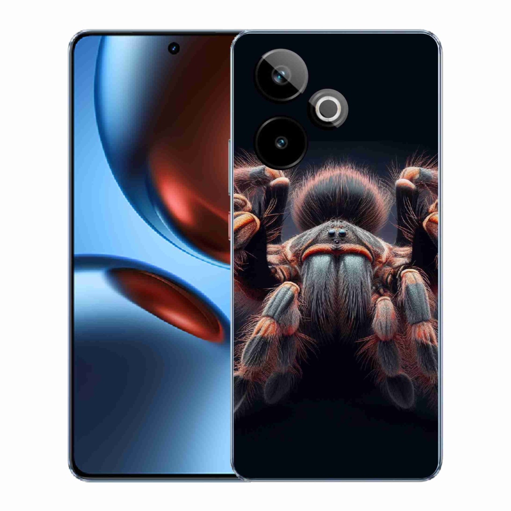 Rugalmas zselés tok mmCase képpel a Realme GT 7 5G/GT 7T 5G számára - tarantula