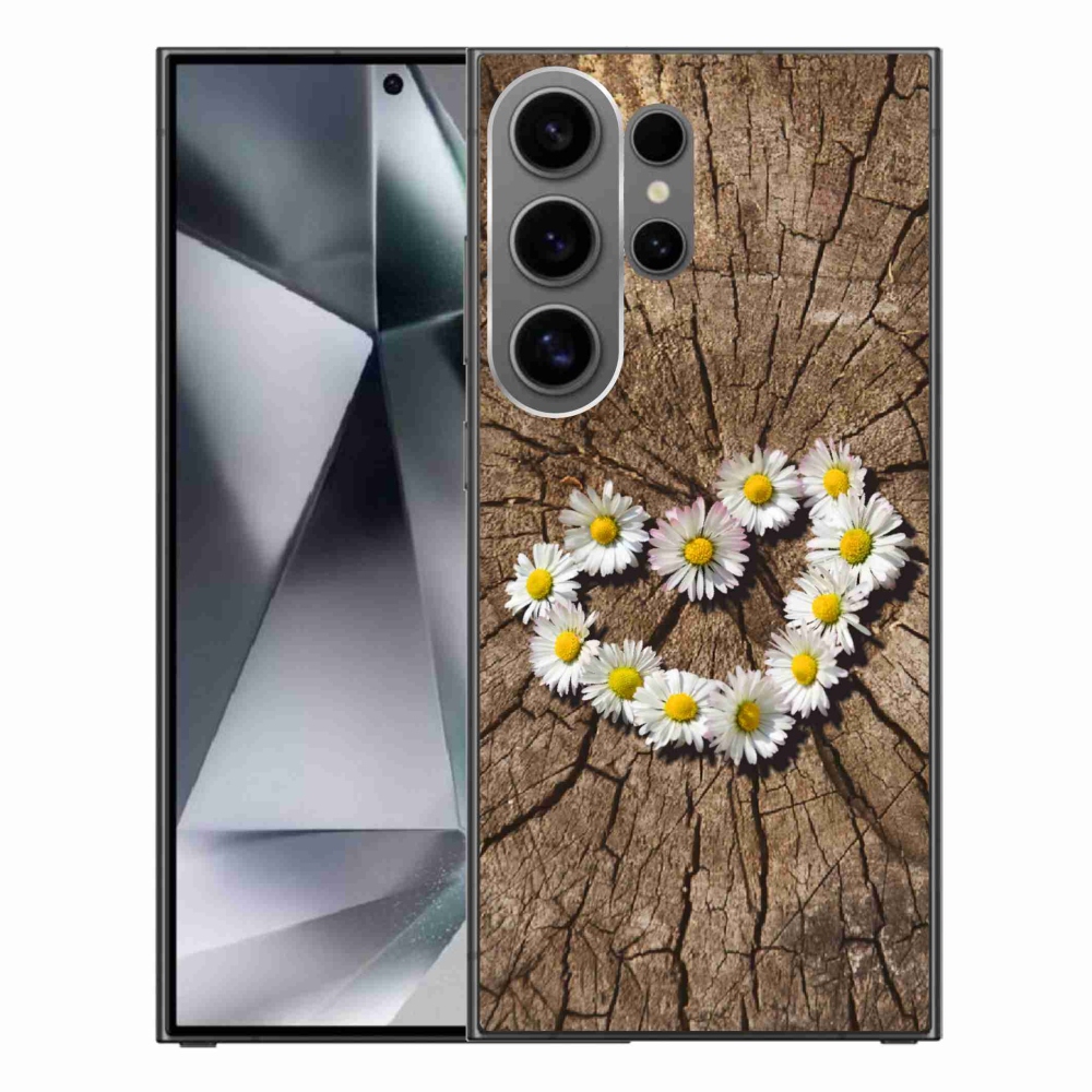 Gél védőhuzat mmCase Samsung Galaxy S24 Ultra készülékhez - Százszorszépek szíve