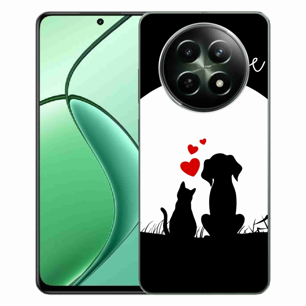 Gél tok mmCase a Realme 12 5G/12x 5G számára - állati szeretet