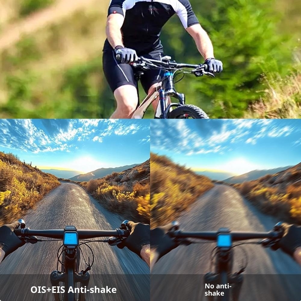 Y2 mini 4K kamera kijelzővel, forgatható objektívvel és fénnyel