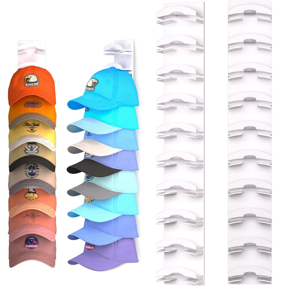 Sapka- és kalaprendező 2 db - fehér