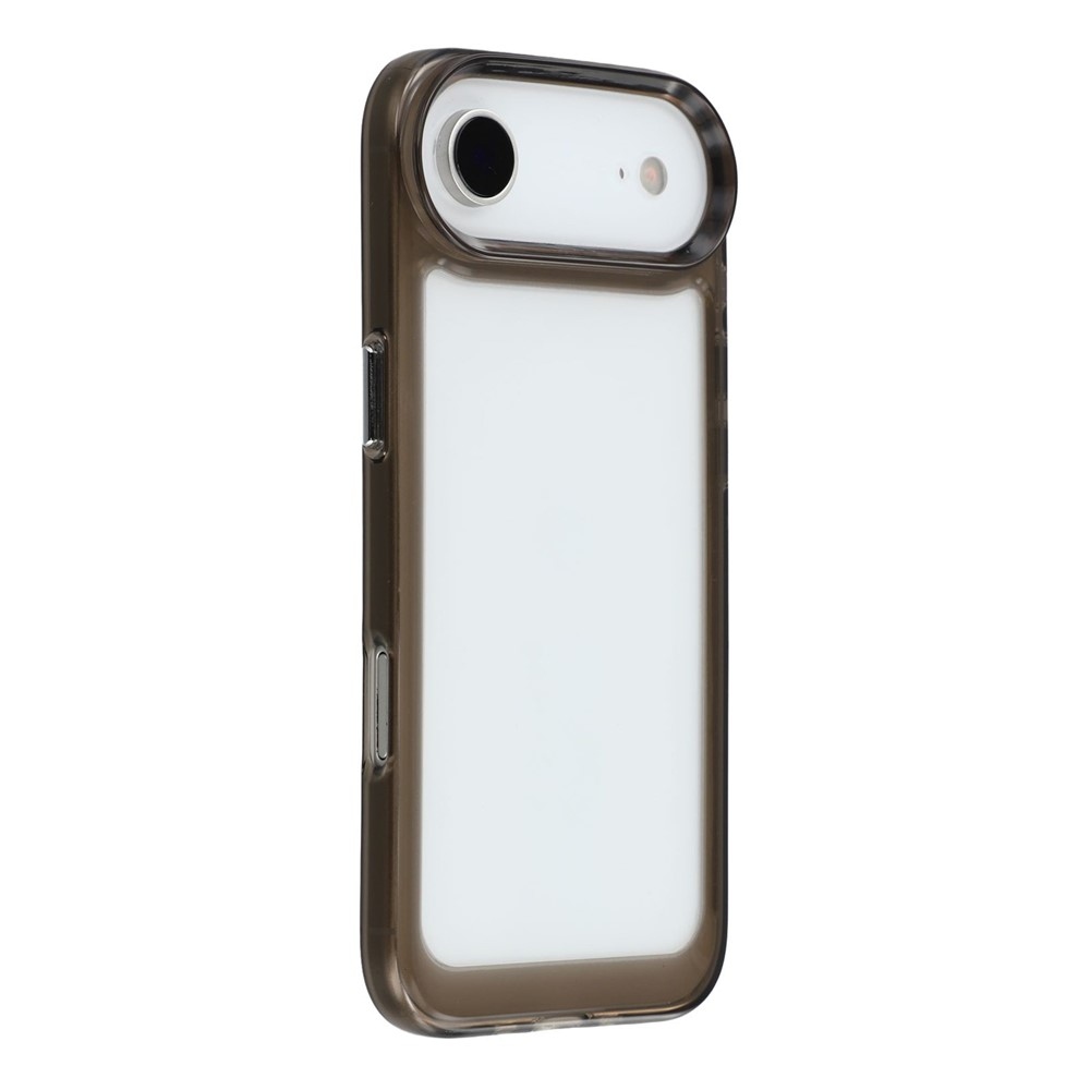 Gél tok fix hátlappal iPhone 17 Air készülékhez - fekete