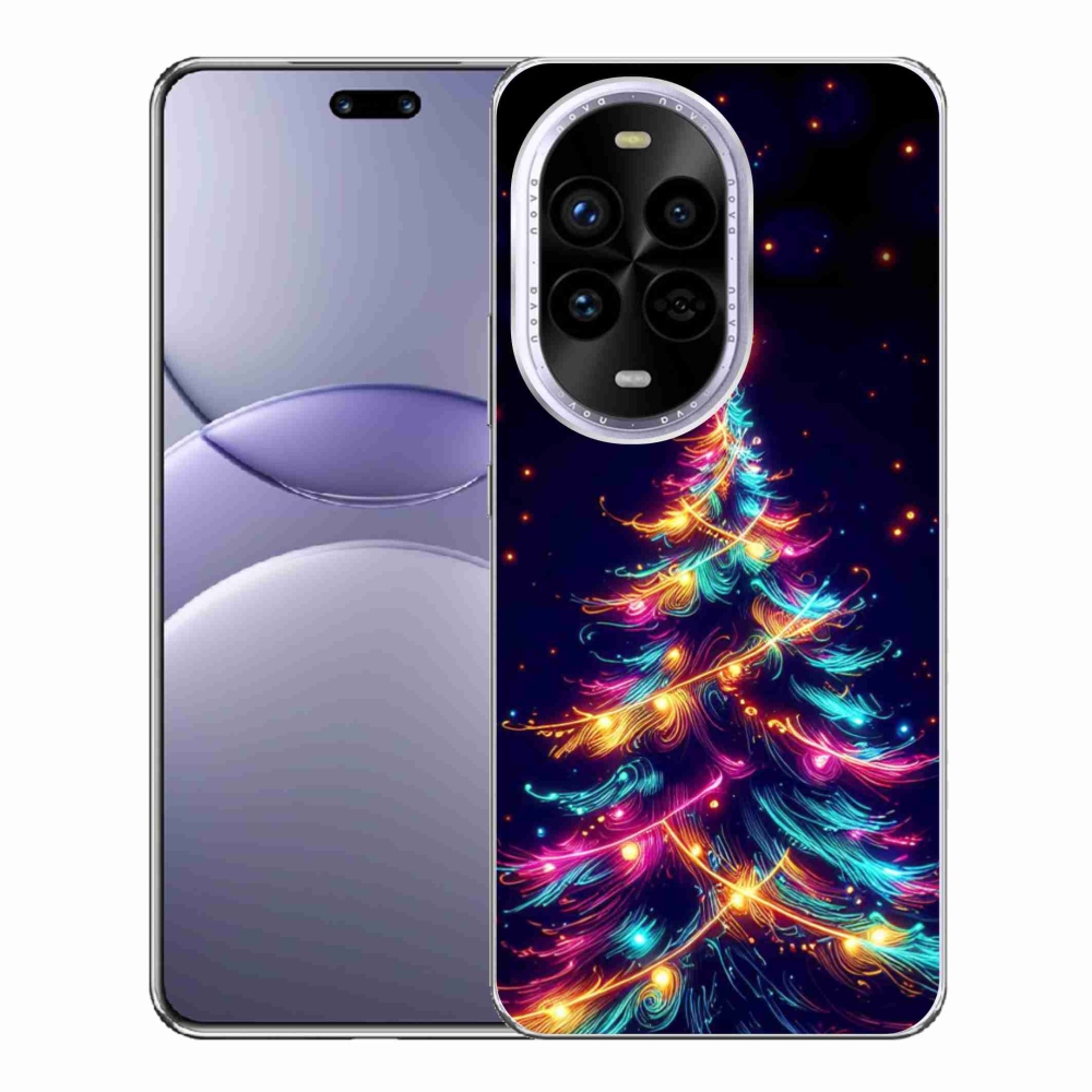 Gél borítás mmCase a Huawei Nova 13 Pro 5G-n - neon karácsonyfa