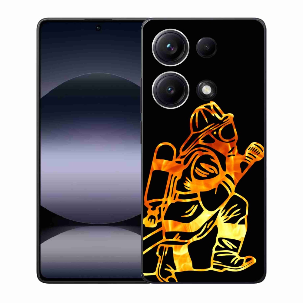 Gél borítás mmCase a Xiaomi Redmi Note 14S-hez - tűzoltó 1