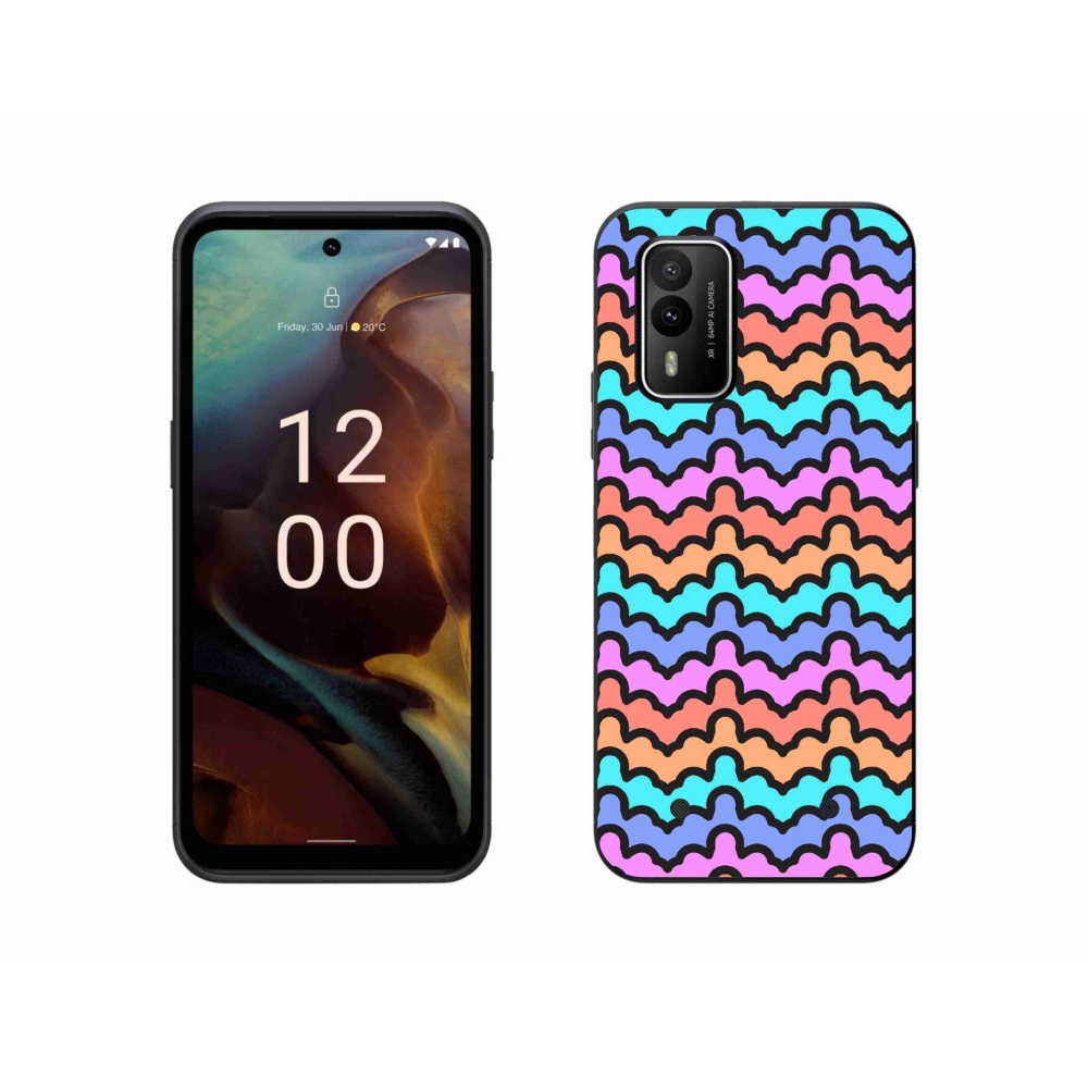 Zselés borítás mmCase a Nokia XR21 készülékhez - absztrakt motívum 30