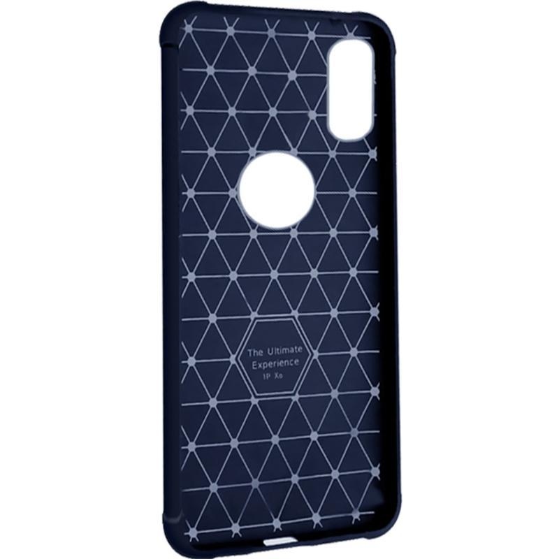 IMAK tartós zselés tok iPhone XS Max készülékhez - kék