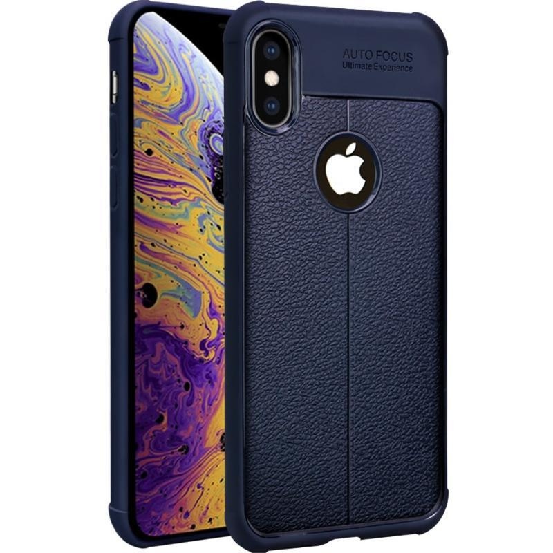 IMAK tartós zselés tok iPhone XS Max készülékhez - kék