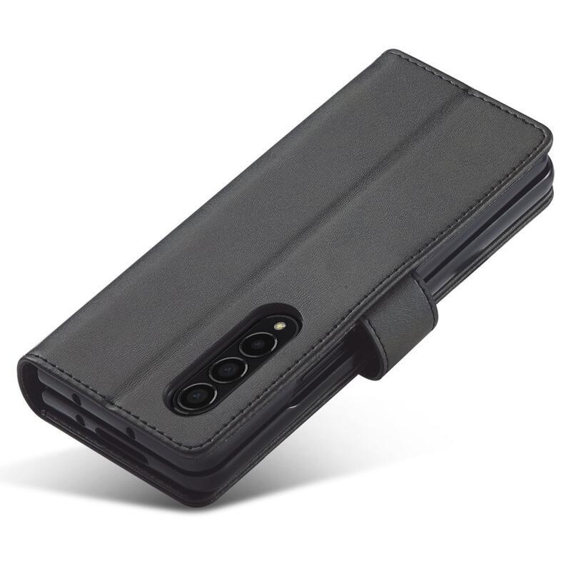 IMEEKE PU bőr tok a Samsung Galaxy Z Fold4 5G készülékhez - fekete