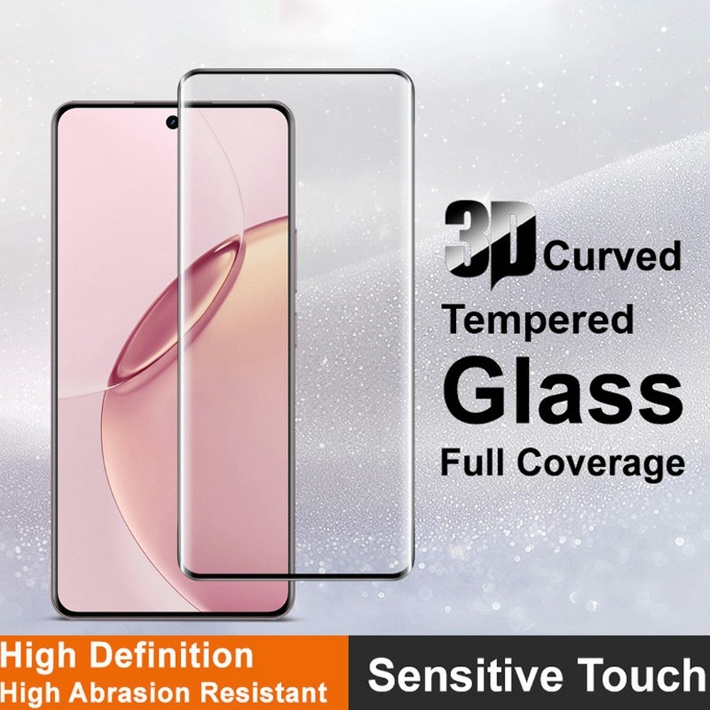 IMK 3D teljes képernyős edzett üveg (csak a széleken ragasztó) a Realme 16 Pro+ 5G készülékhez