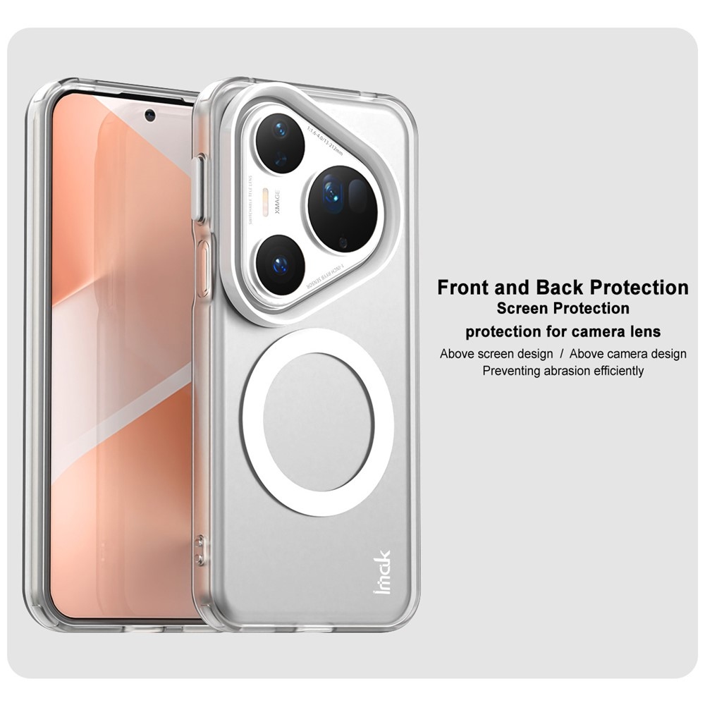 IMK candy gél tok MagSafe-fel Huawei Pura 80 Ultra-hoz - fehér