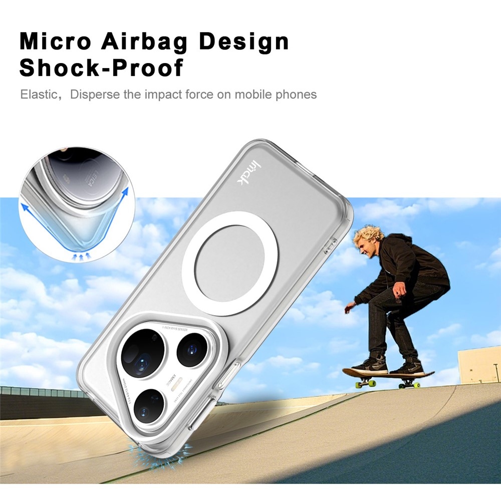 IMK candy gél tok MagSafe-fel Huawei Pura 80 Ultra-hoz - fehér