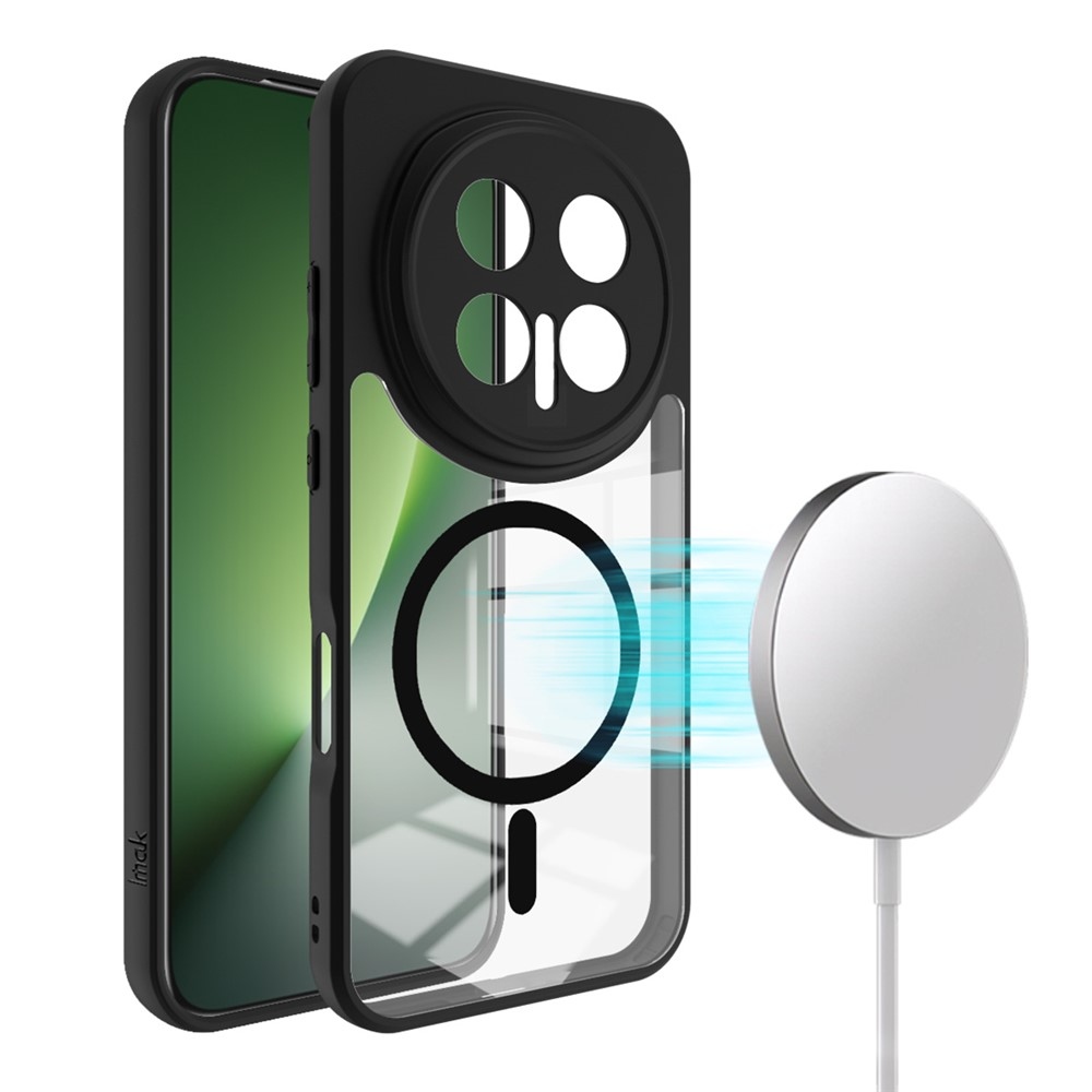 IMK zselés tok MagSafe támogatással a Honor Magic 8 Pro 5G készülékhez - fekete