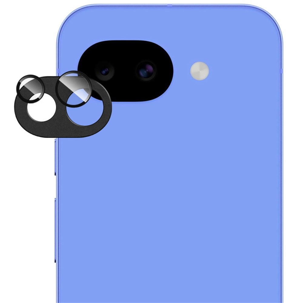 IMK fém borítás + kamera lencse üveg a Google Pixel 10a készülékhez - fekete