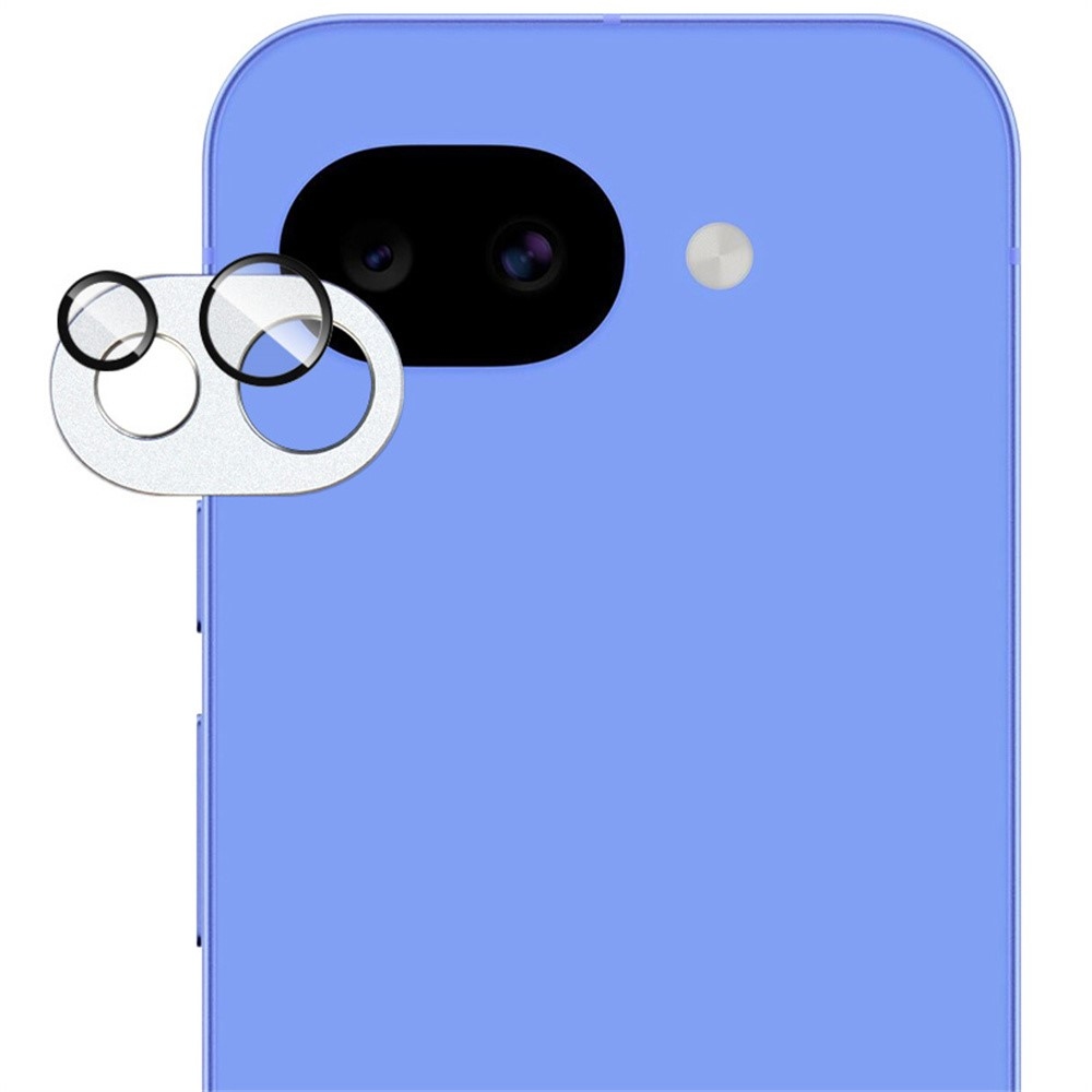 IMK fém borítás + kamera lencse üveg Google Pixel 10a - ezüst