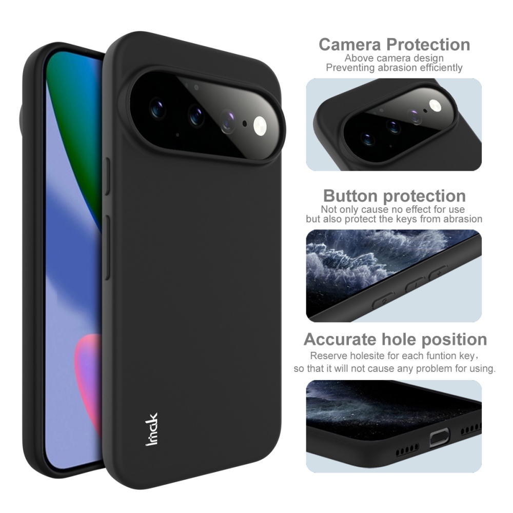 IMK matt gél tok a Google Pixel 11 Pro/11-hez – fekete