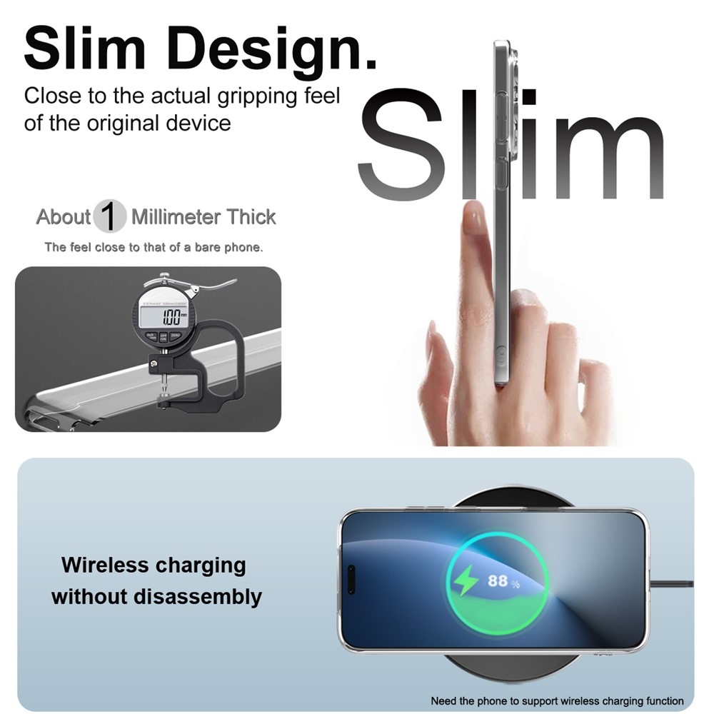 IMK átlátszó zselés tok Honor Magic 8 Pro 5G - átlátszó