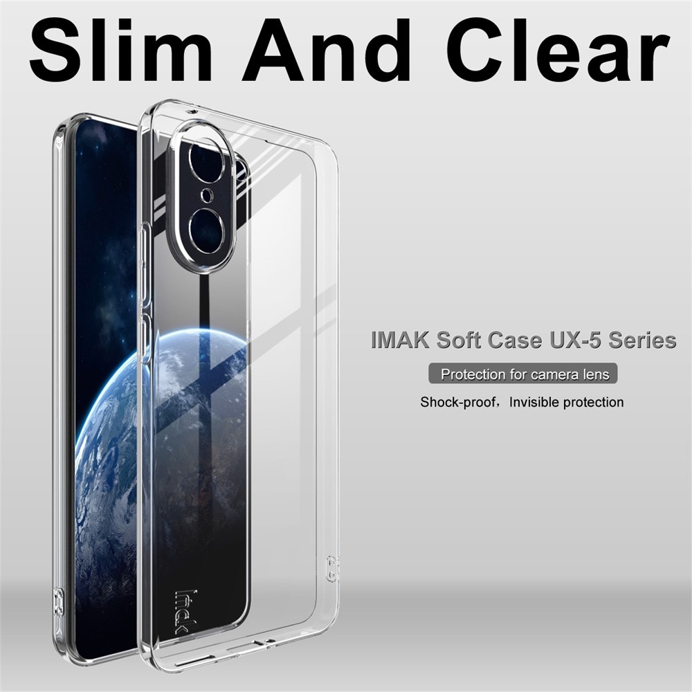 IMK átlátszó gél tok a OnePlus Nord CE5 5G számára