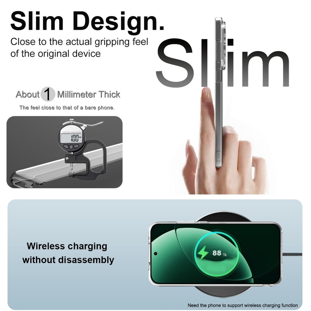 IMK átlátszó zselés tok a Realme GT 8 Pro 5G készülékhez - átlátszó