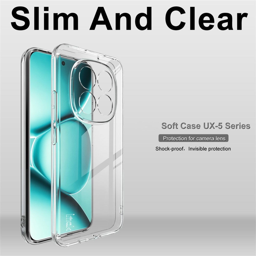 IMK átlátszó zselés tok Xiaomi Redmi Note 15 Pro+ 5G/Xiaomi Poco M8 Pro 5G - átlátszó