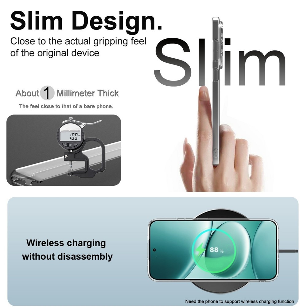 IMK átlátszó zselés tok megerősített sarkokkal Xiaomi Redmi Note 15 Pro 5G-hez - átlátszó