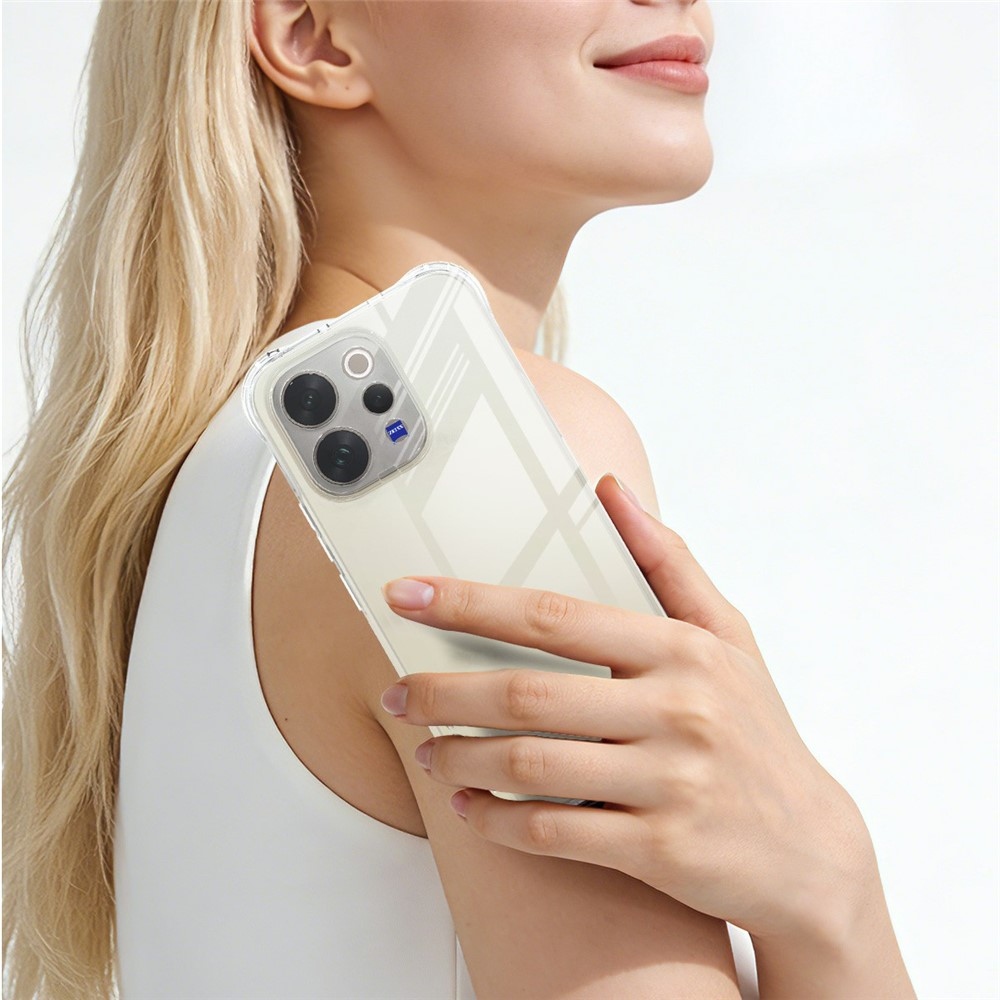IMK átlátszó zselés tok megerősített sarkokkal a Vivo V70 5G készülékhez
