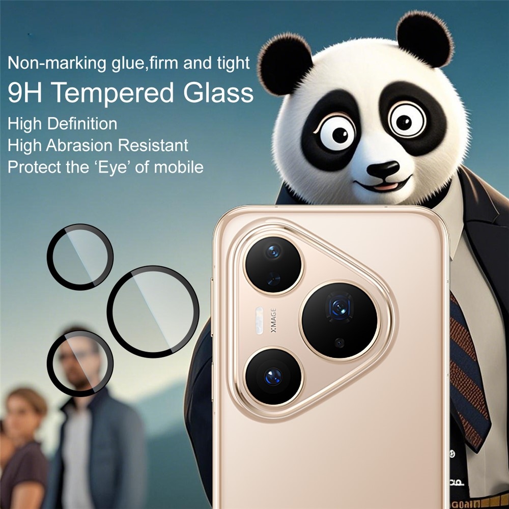 IMK kameralencse üveg Huawei Pura 80 Pro-hoz (külön üvegek) alkalmazáskerettel