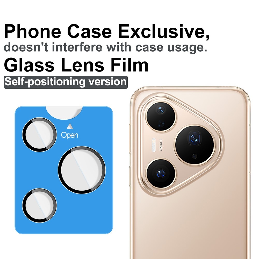 IMK kameralencse üveg Huawei Pura 80 Pro-hoz (külön üvegek) alkalmazáskerettel