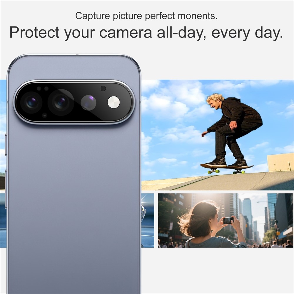 IMK üveg fényképezőgép-objektív a Google Pixel 11 Pro okostelefonhoz – fekete