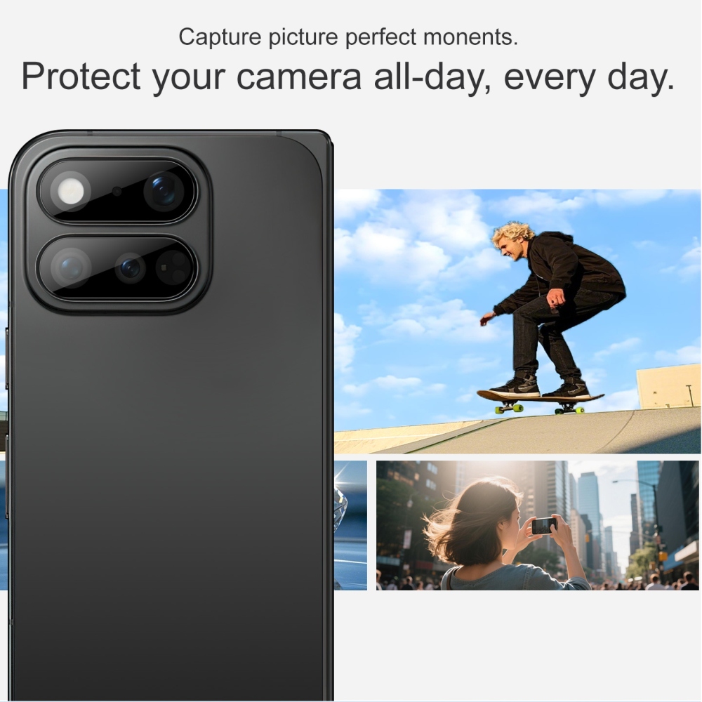 IMK üveg lencse a Google Pixel 11 Pro Fold okostelefonhoz – fekete