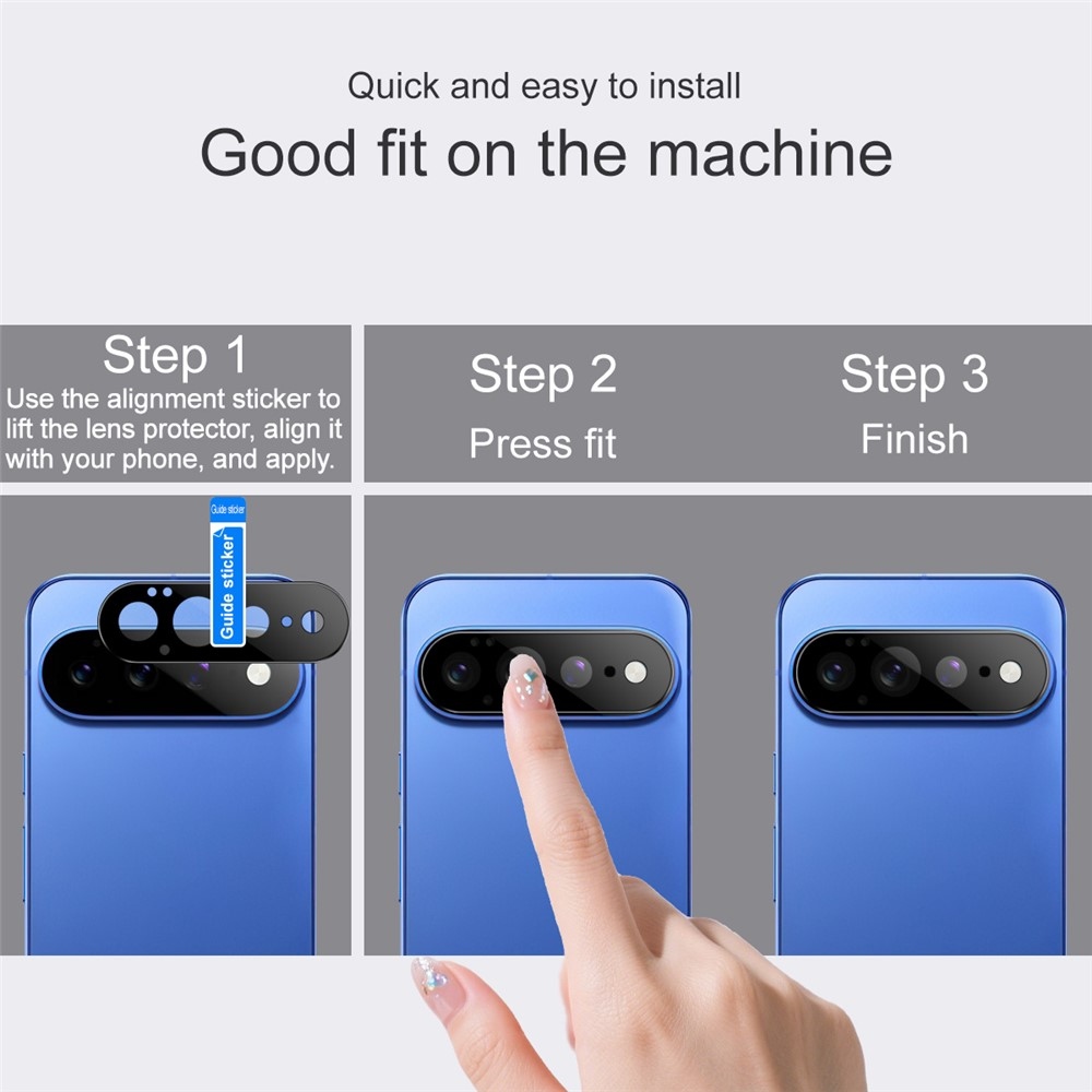 IMK üveg lencse a Google Pixel 11 Pro XL okostelefonhoz – fekete