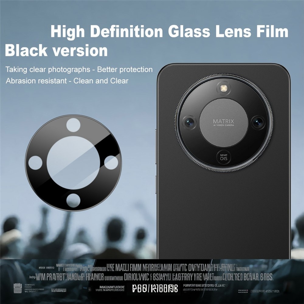 IMK kamera lencse üveg a Honor Magic 8 Lite 5G készülékhez - fekete