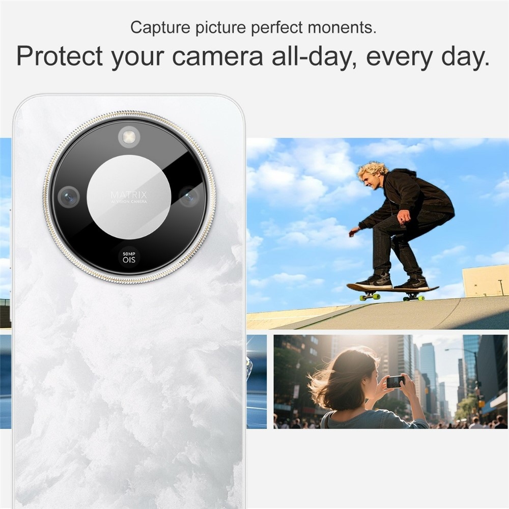 IMK kamera lencse üveg a Honor Magic 8 Lite 5G készülékhez - fekete