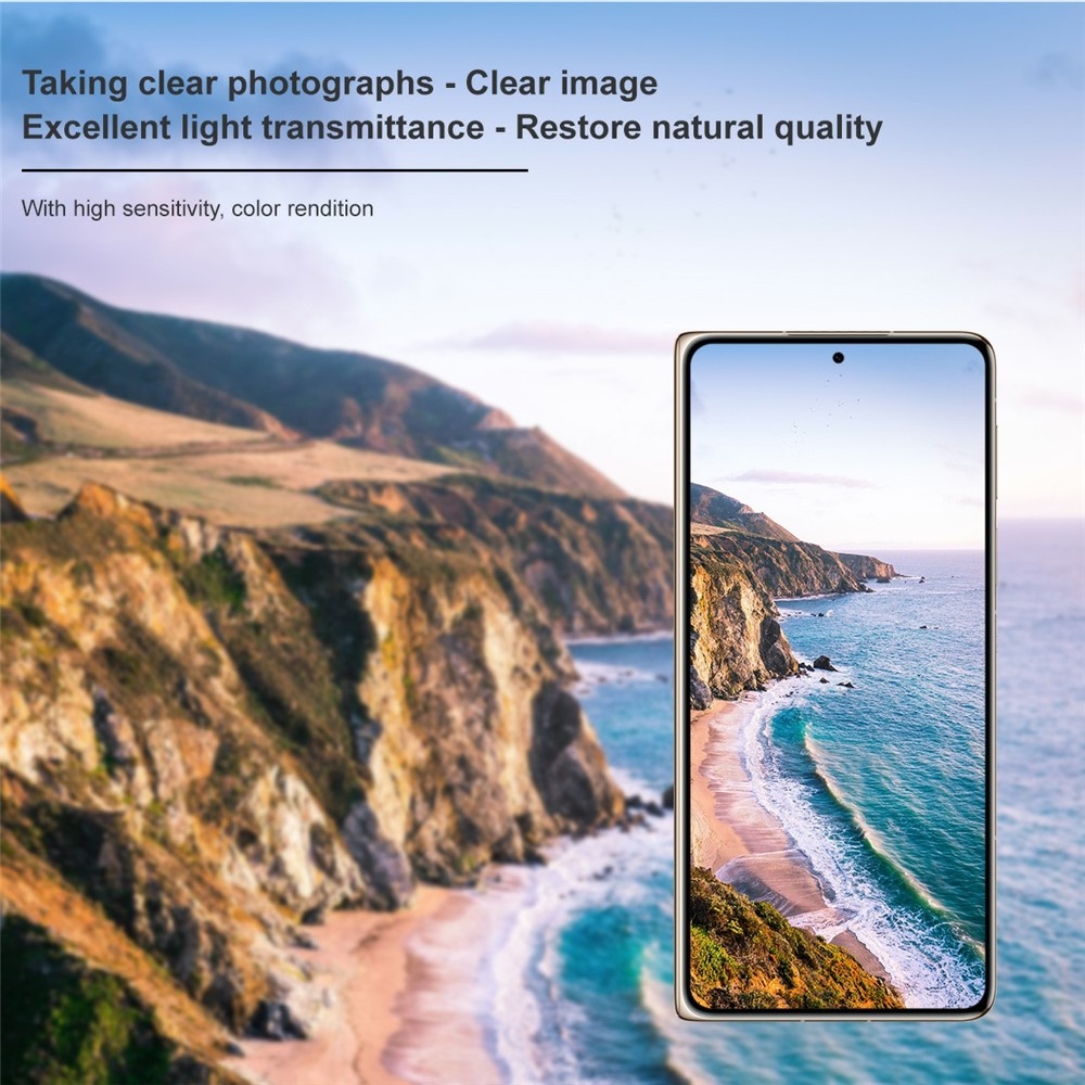 IMK üveg fényképezőgép-lencse a Huawei Mate X7 okostelefonhoz, rögzítőkerettel