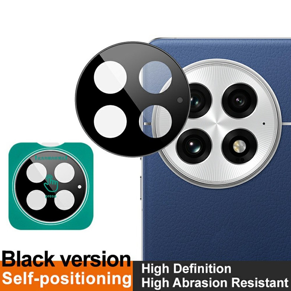 IMK kamera lencse üveg OnePlus 13-hoz, applikációs kerettel - fekete