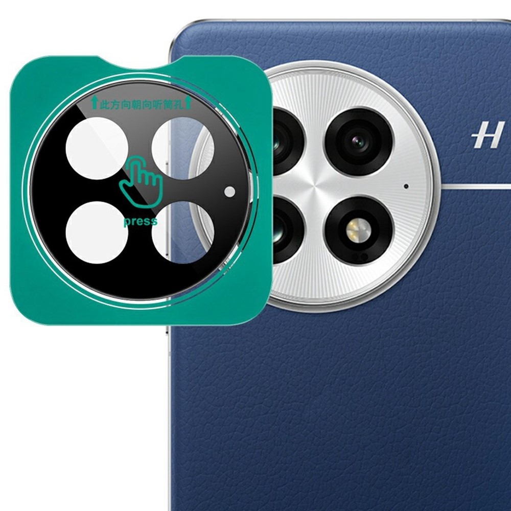 IMK kamera lencse üveg OnePlus 13-hoz, applikációs kerettel - fekete