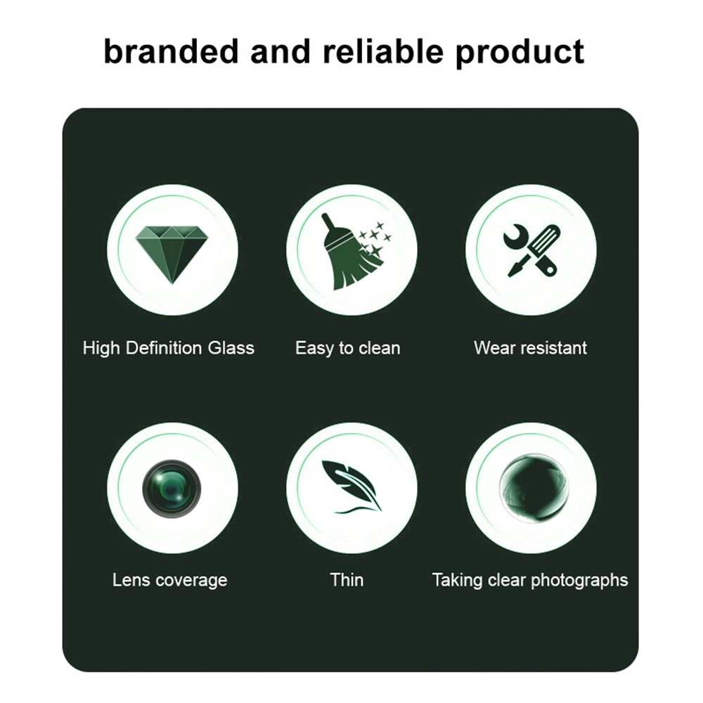 IMK kamera lencse üveg OnePlus 13R 5G kamerához, applikációs kerettel - fekete