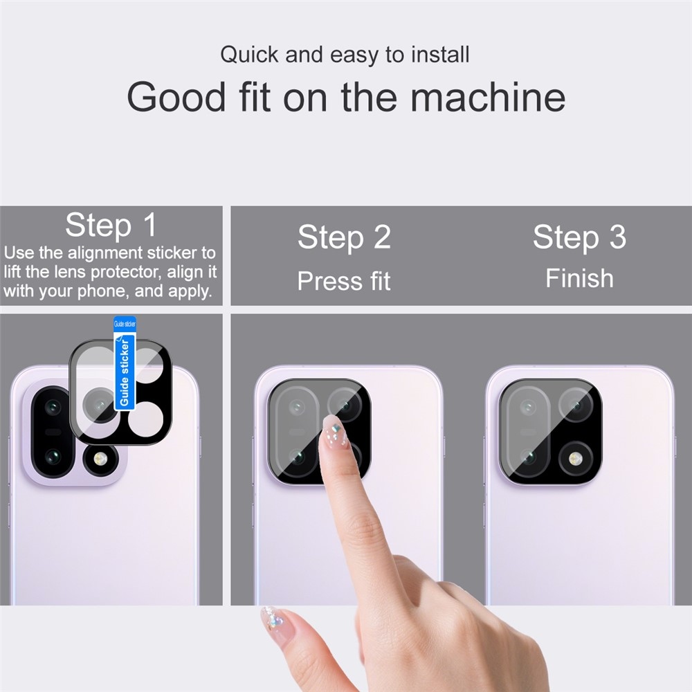IMK kamera lencse üveg OnePlus 15 5G - fekete