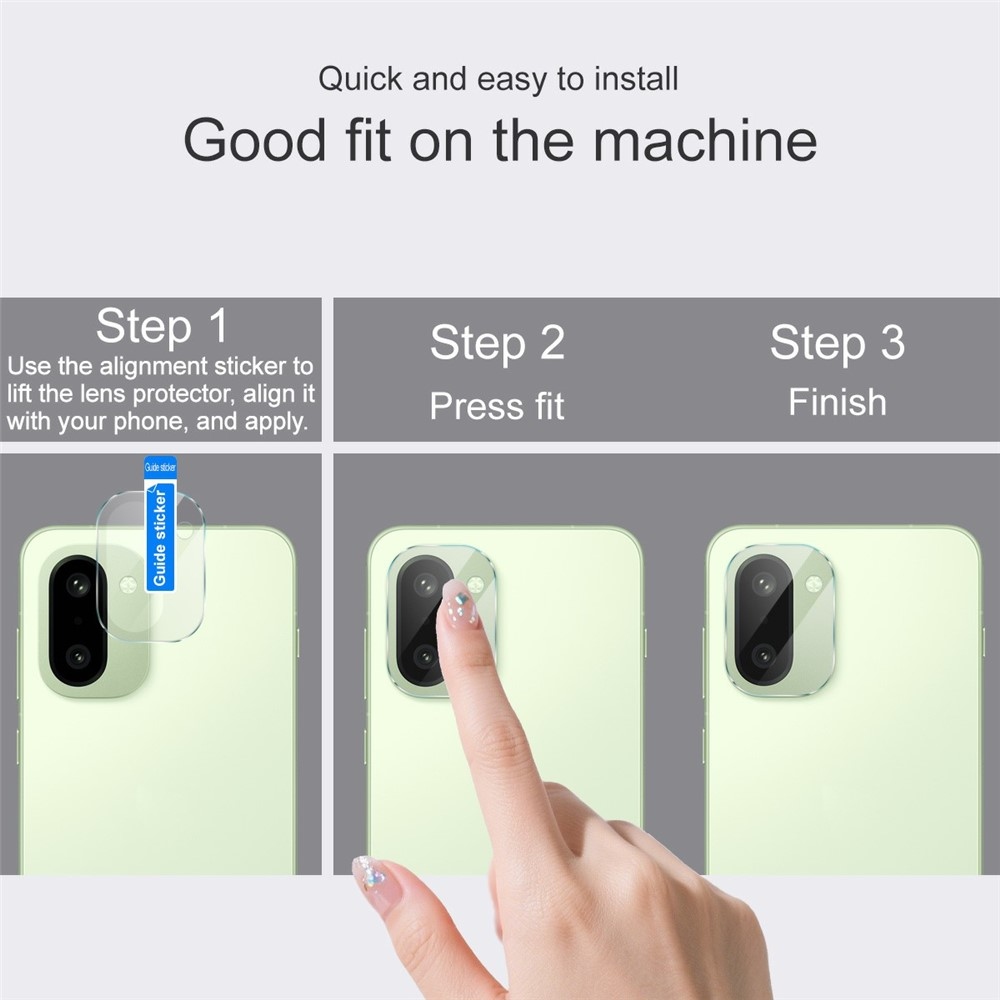 IMK kamera lencse üveg a OnePlus 15R 5G kamerán