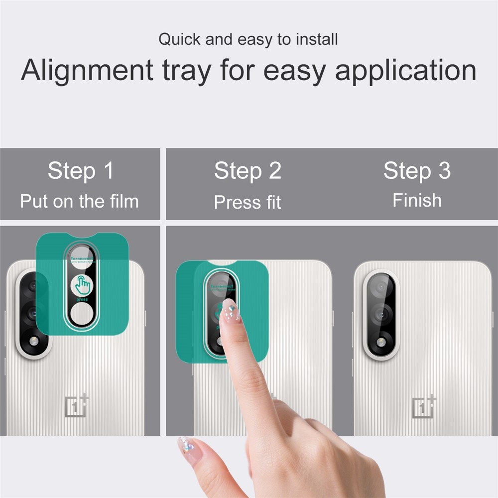 IMK kameraüveg a OnePlus Nord 5 5G kamerához - fekete