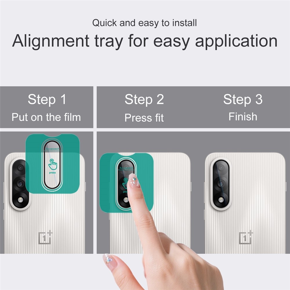 IMK kamera lencse üveg a OnePlus Nord 5 5G kamerán